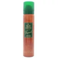 Brown Taylor of London Tweed body spray, 75ml, with green cap and label featuring white text and emblem.