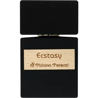 Black Tiziana Terenzi Ecstasi Eau De Parfum 100ml bottle with gold label and rectangular cap.