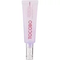 TOCOBO Collagen Brightening Eye Gel Cream 30ml in a lavender tube with clear cap and bold red lettering.