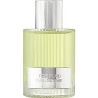 Tom Ford Beau de Jour Eau de Parfum 100 ml, ribbed glass bottle with silver cap and label, unisex aromatic perfume.