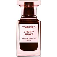 Tom Ford Cherry Smoke Eau de Parfum 50 ml, sleek rectangular bottle with a cherry-red tint and bold white label.