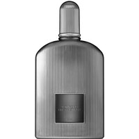 Grey ribbed glass bottle of Tom Ford Grey Vetiver Parfum, 100 ml, with a silver cap and embossed label.