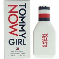 Tommy Hilfiger Tommy Now Girl Eau De Toilette 30ml, white bottle with red and blue stripes, matching box.