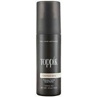 Black Toppik FiberHold Spray bottle, 118 ml, with white text and sleek cylindrical design.