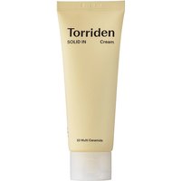 Torriden Solid in Ceramide Cream, beige tube with white cap, 70 ml, text in black, moisturizing face cream for dry skin.