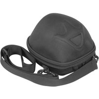 Black Trend Air Stealth Mask Storage Case with hard shell, zipper closure, and adjustable shoulder strap.