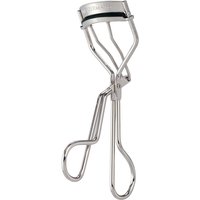 Silver Tweezerman Classic Lash Curler with black silicone pad and ergonomic handles.