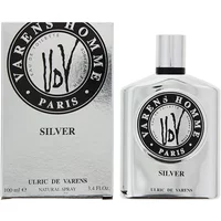 Silver Ulric de Varens UDV Silver Limited Edition Eau De Toilette 100ml bottle with matching silver box.