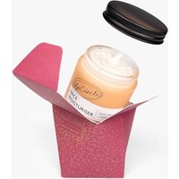 UpCircle Face Moisturiser 120ml in a peach jar with black lid, placed in an open pink box.