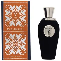 V Canto Kashimire Extrait De Parfum 100ml, black bottle with silver cap and emblem, orange and white box.
