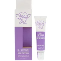 V-Lips Universal Superbalm 10g in a white and purple tube with matching box, featuring bold text and lip graphic.