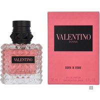 Valentino Donna Born In Roma Eau de Parfum 30ml, pink liquid in studded glass bottle with black cap, pink box.