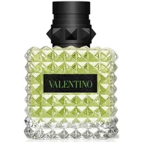 Valentino Donna Born In Roma Green Stravaganza Eau De Parfum 30ml, studded clear bottle with black cap and label.
