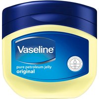 Vaseline Petroleum Jelly 50 g in a blue and cream container with a dark blue lid and label.