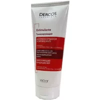 Vichy Dercos Stimulating Conditioner 200ml, white tube with red label and black text.