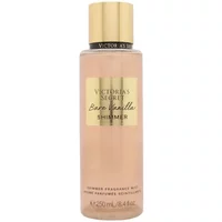 Victoria's Secret Bare Vanilla Shimmer Body Mist 250ml, gold cap, transparent bottle with gold label.