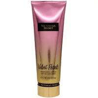 Pink and gold tube of Victoria's Secret Velvet Petals Body Lotion, 236ml, with black and gold label.