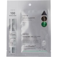 VT Cosmetics Reedle Shot 100 mask pack with syringe-like applicator and silver packaging, for skin regeneration.