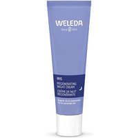 Weleda Iris Regenerating Night Cream 30ml in purple tube with white cap and text.