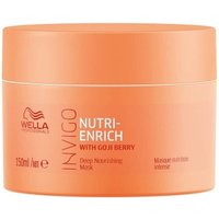 Orange Wella Invigo Nutri Enrich Deep Nourishing Mask 150ml jar with white text and logo.