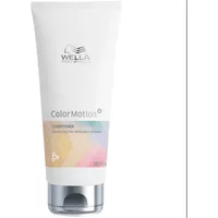 Wella Colour Motion Conditioner 200ml, white tube with silver cap and colorful label accents.