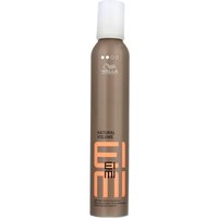 Brown Wella Professionals Eimi Natural Volume mousse bottle with white cap and orange text, 500 ml size.