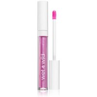 Wet 'n Wild MegaSlicks Lip Gloss Sinless, pink hue in clear tube with white cap and applicator wand.