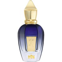 Xerjoff Don Eau de Parfum 50 ml, blue bottle with gold cap and label, unisex aromatic fragrance.