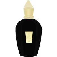 Black Xerjoff Opera perfume bottle with gold cap and label, featuring elegant design and 100ml size.
