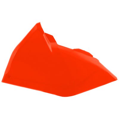 Fluro orange Acerbis air box cover designed for KTM EXC/EXC-F 2017-19, SX125-250 2016-18, and SXF 2017-19, featuring a sleek, durable plastic construction.