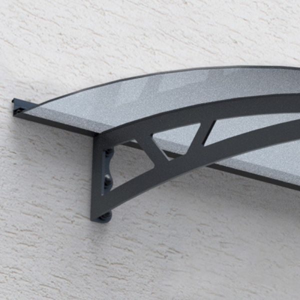 10' x 3' Palram Canopia Altair 3000 Grey Door Canopy (3.02m x 0.92m) - image 3