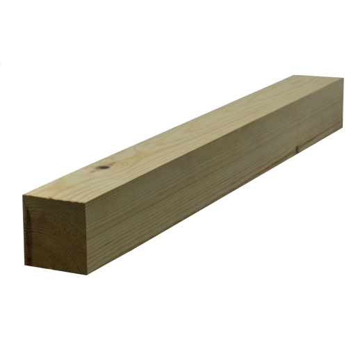 Unfinished 100mm x 10mm redwood timber with a planed square edge, showing a smooth surface and natural wood grain, finished size 94mm x 94mm.