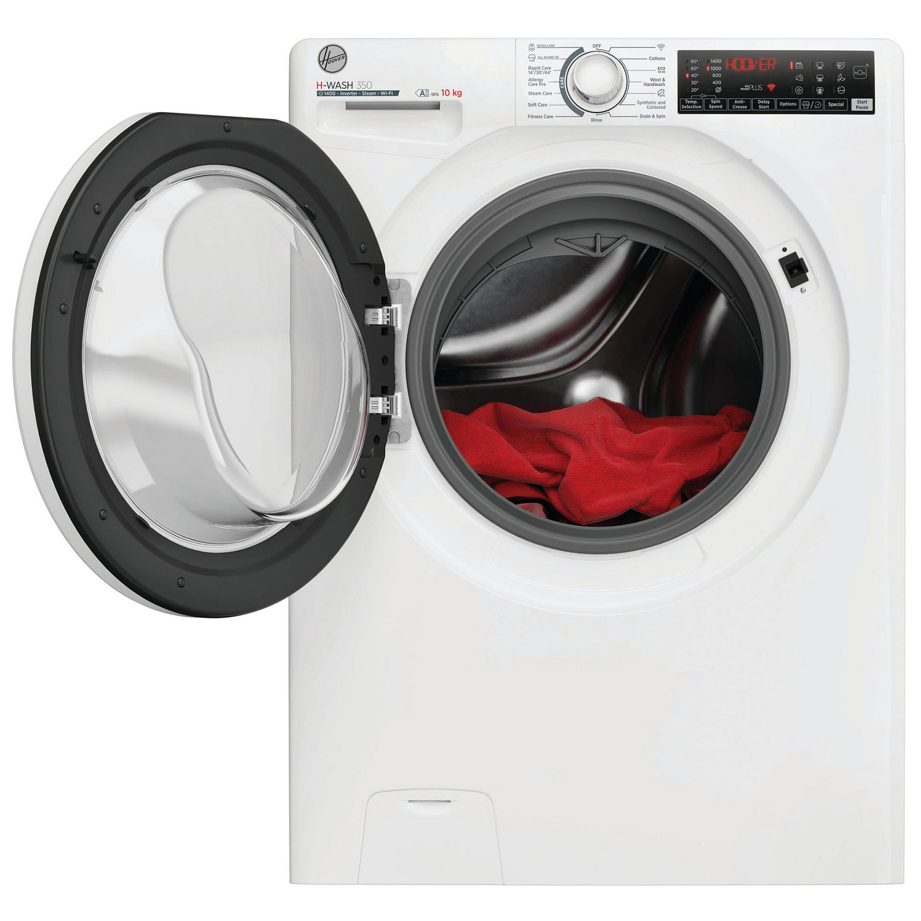10kg 1400 Spin Washing Machine - White - image 2