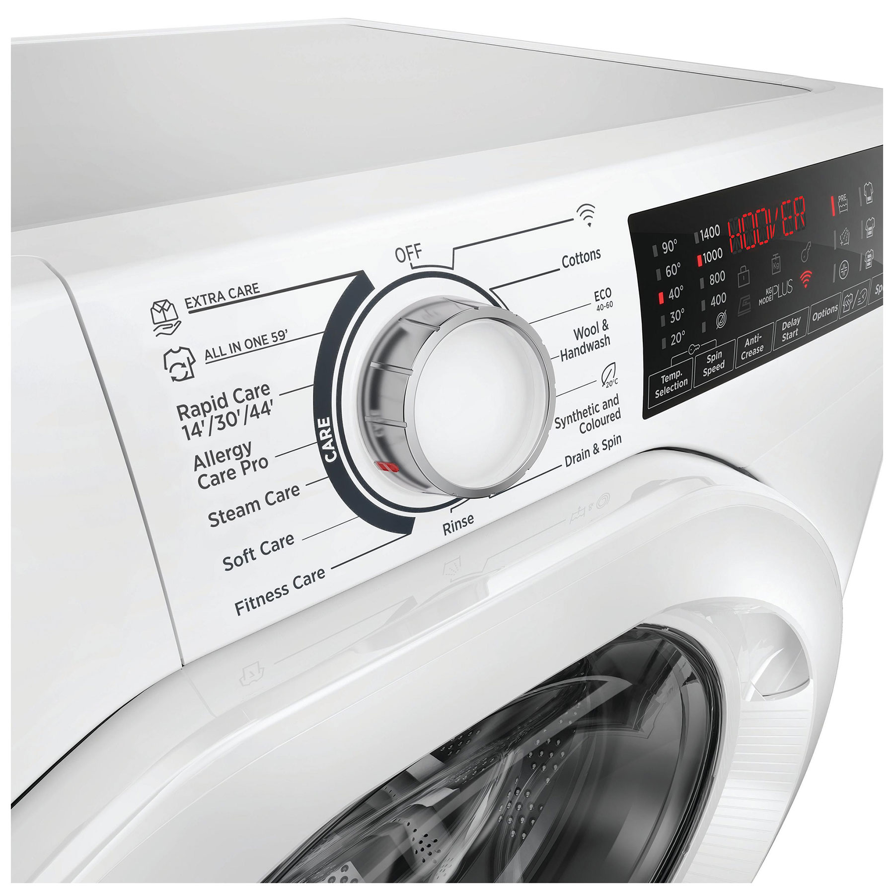 10kg 1400 Spin Washing Machine - White - image 3
