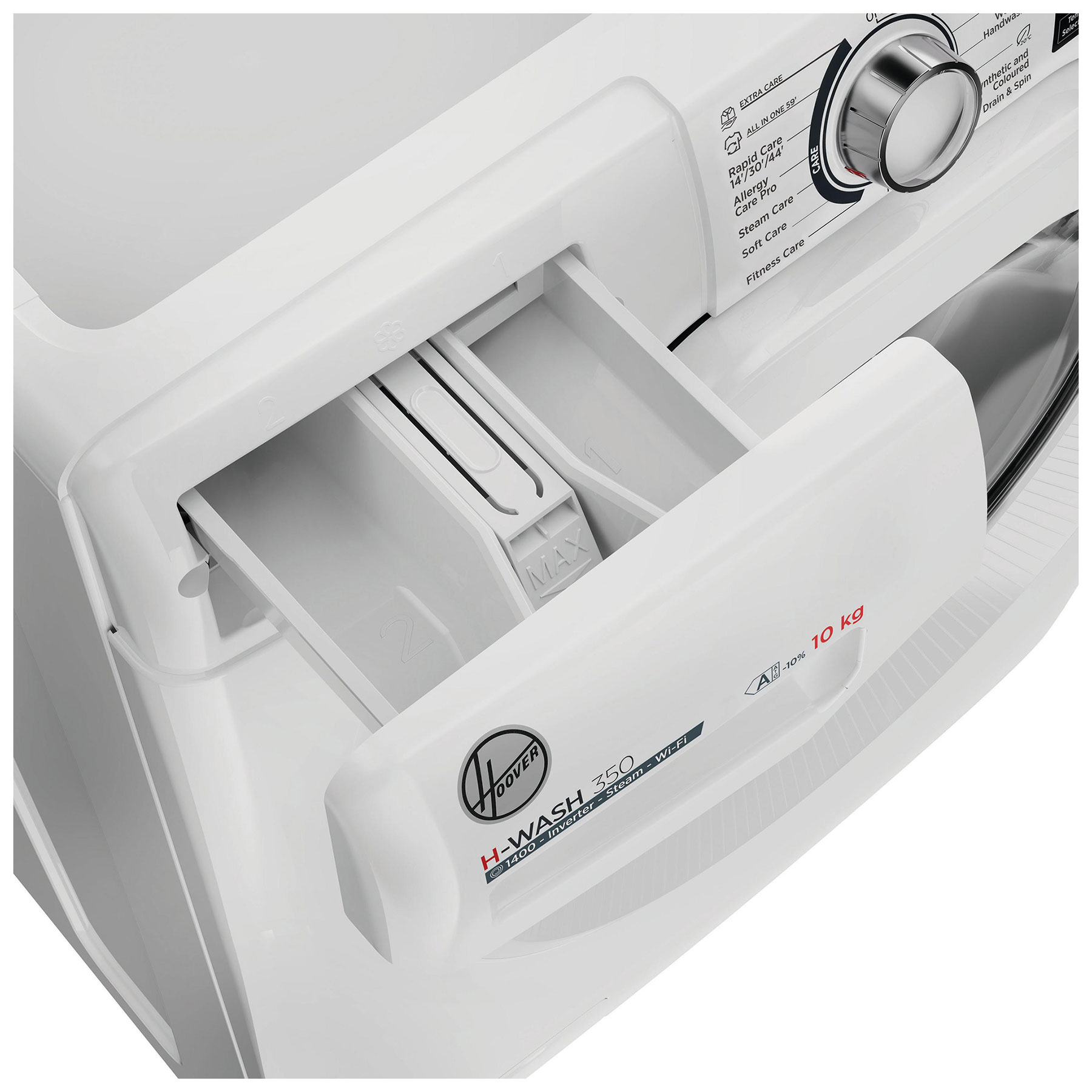 10kg 1400 Spin Washing Machine - White - image 4