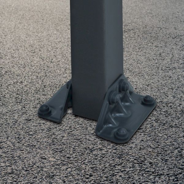 12' x 35' Palram Canopia Arcadia 10600 Grey Metal Carport (3.59m x 10.72m) - image 4