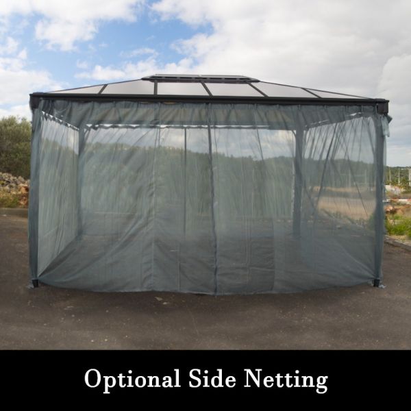 14x10 (4.3x3m) Palram Canopia Martinique 4300 Garden Gazebo - image 4