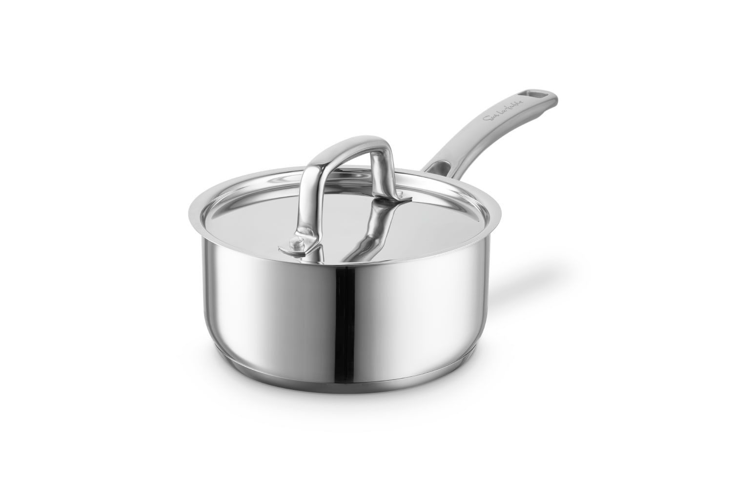 16cm Stainless Steel Saucepan with Lid - image 2