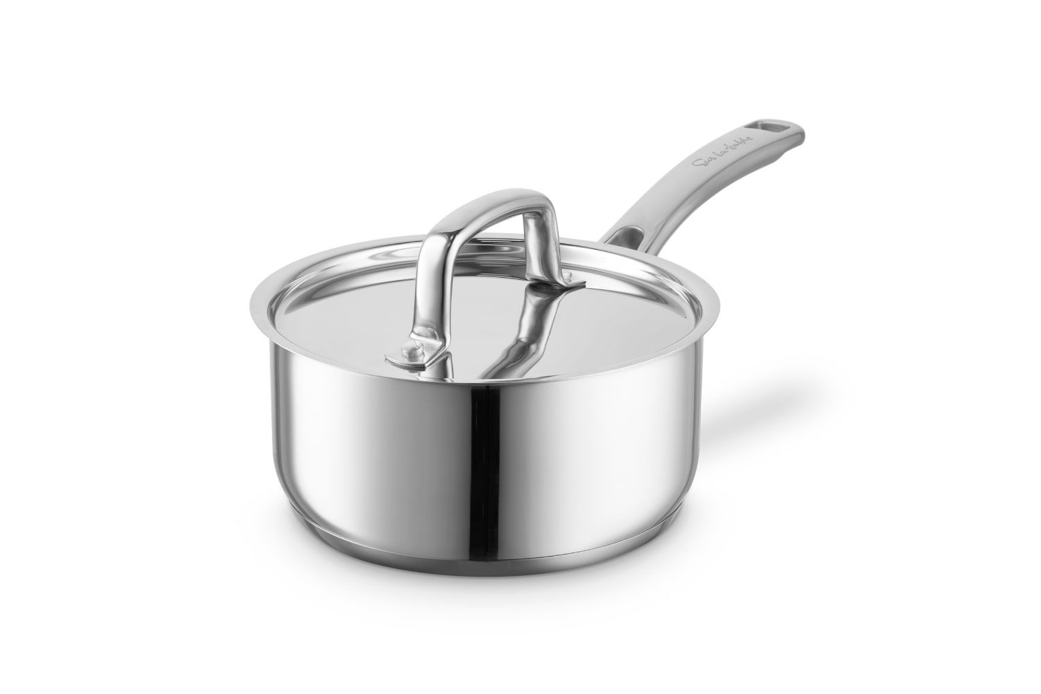 18cm Stainless Steel Saucepan with Lid - image 2