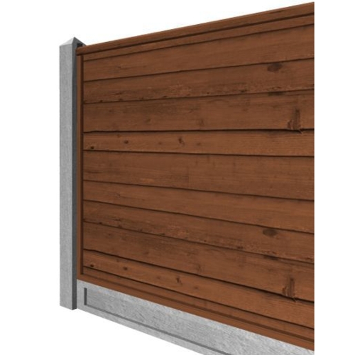 2745mm x 109mm x 94mm Supreme Concrete Intermediate Slotted Fence Post - image 2