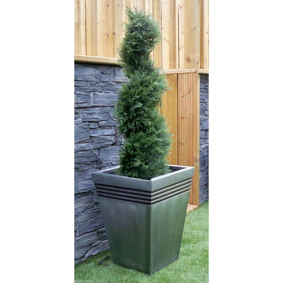 3ft Cedar Spiral Topiary Tree - image 3