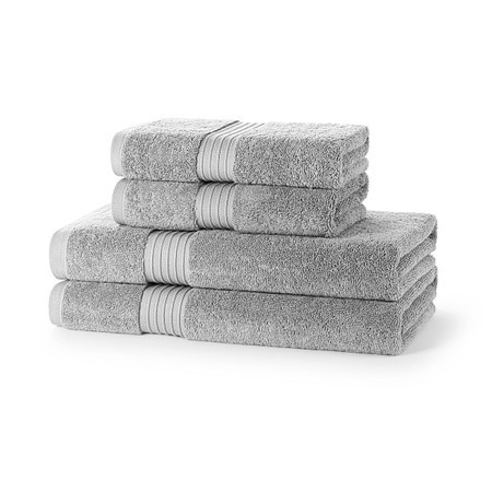 Royal Egyptian 4 Piece 700 GSM Royal Egyptian Towel Bale Sets - 2 Hand Towels, 2 Bath Towels