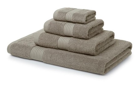 The Towel Shop 4 Piece Latte Towel Bale 700GSM - 2 Hand Towels, 2 Bath Towels