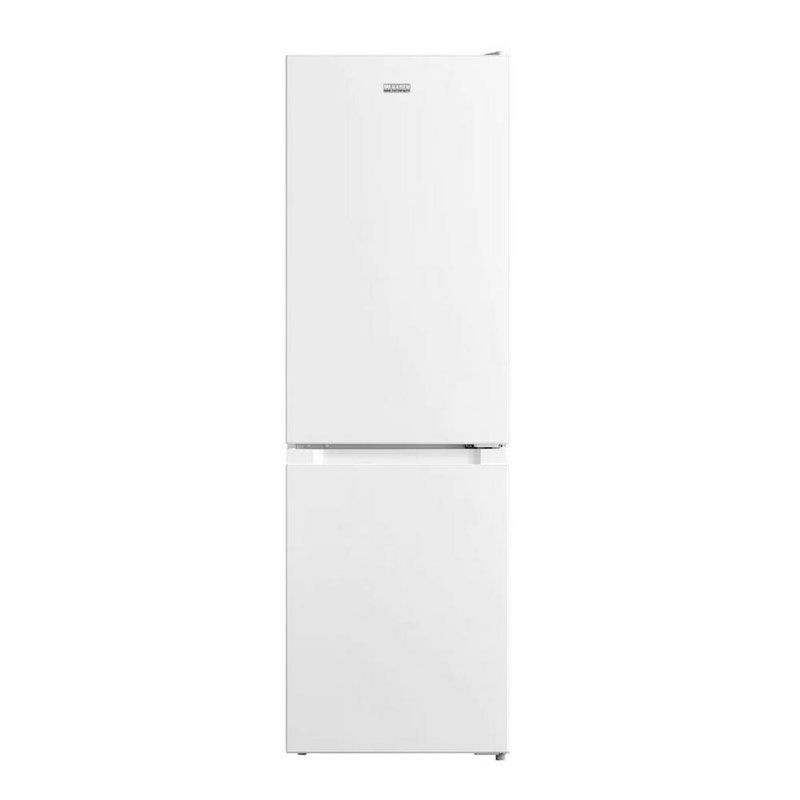 White Haden HFF150W E fridge freezer, 150cm high, featuring a frost-free design with a sleek, modern finish and a bottom freezer compartment.