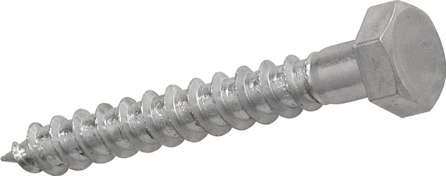 4Trade M10 x 50mm Coach Screws Bright Zinc Plated Qty 20 - image 2
