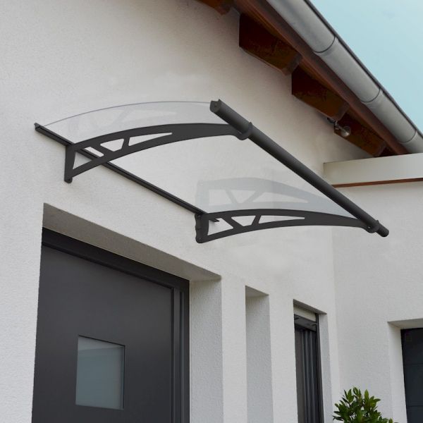 5' x 3' Palram Canopia Altair 1500 Grey Door Canopy (1.51m x 0.92m) - image 4