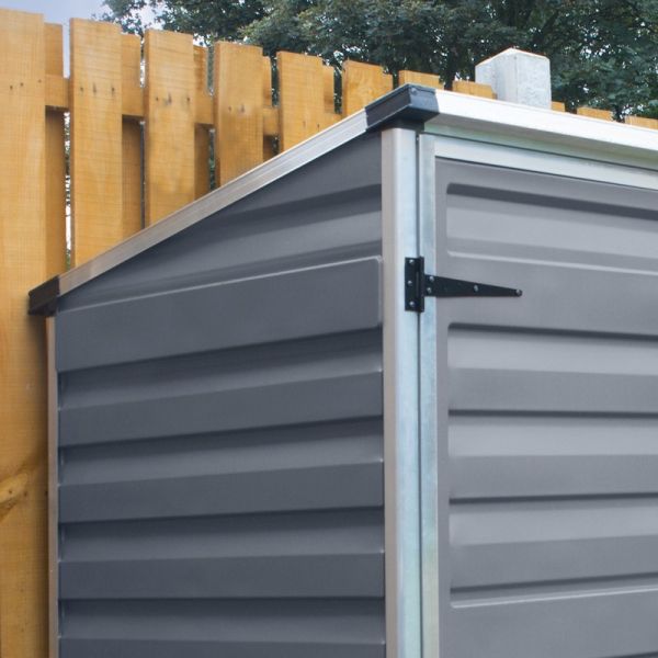5' x 3' Palram Canopia Dark Grey Voyager Shed (1.39m x 0.9m) - image 3