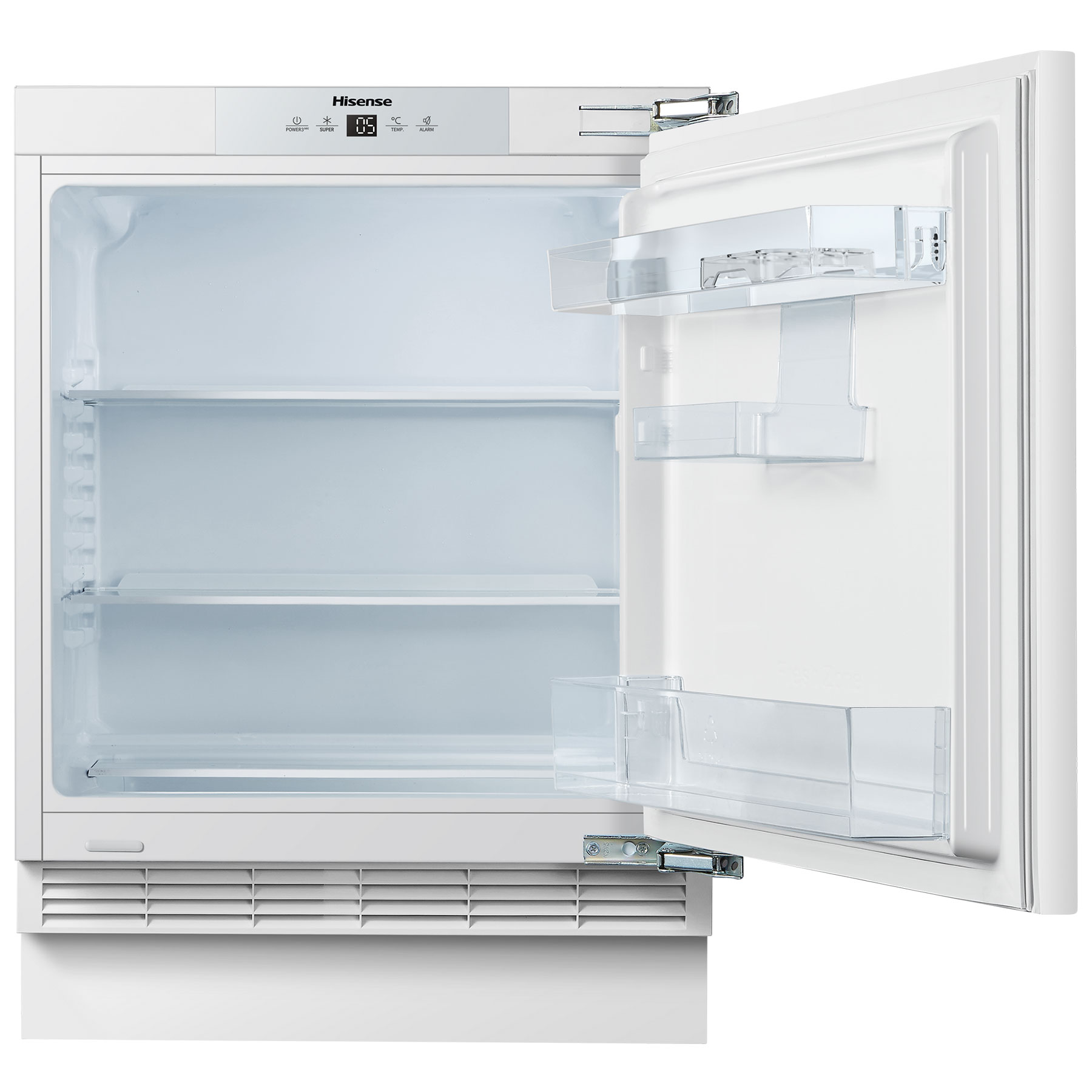 59.5cm Intergrated Undercounter Larder Fridge - White - image 2