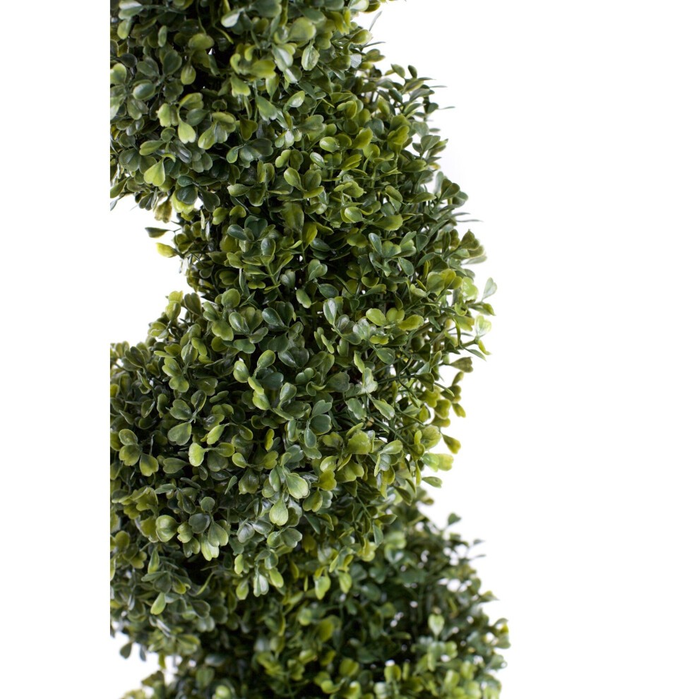 5ft Green Boxwood Spiral Topiary Tree - image 5