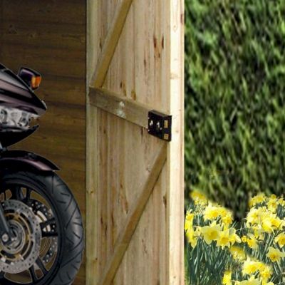 6' x 10' Shire Premium Security Apex Wooden Garden Shed (1.79m x 2.99m) - image 4
